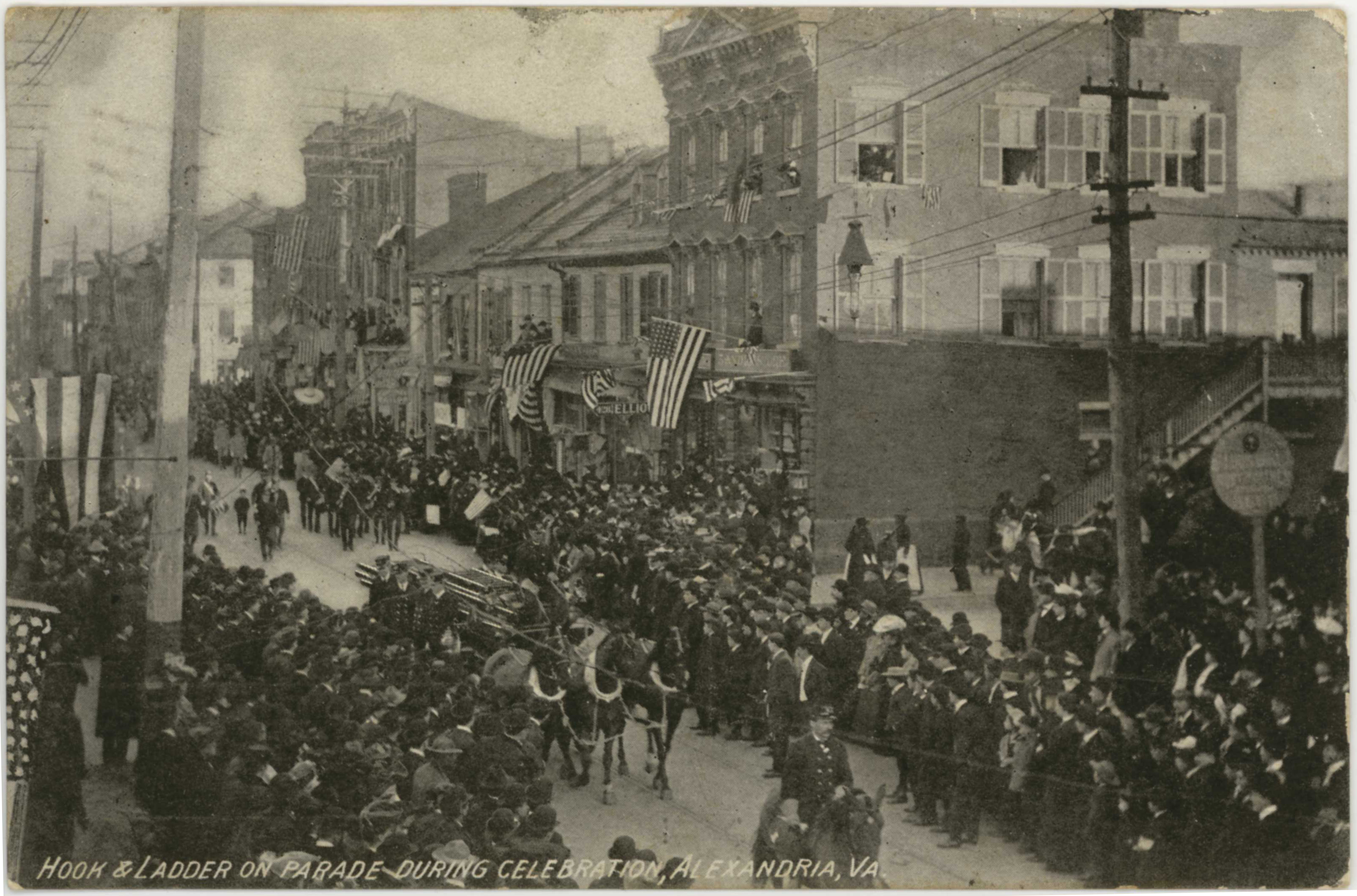 The Alexandria Hook & Ladder of 1909 Looks Very Different Than Today