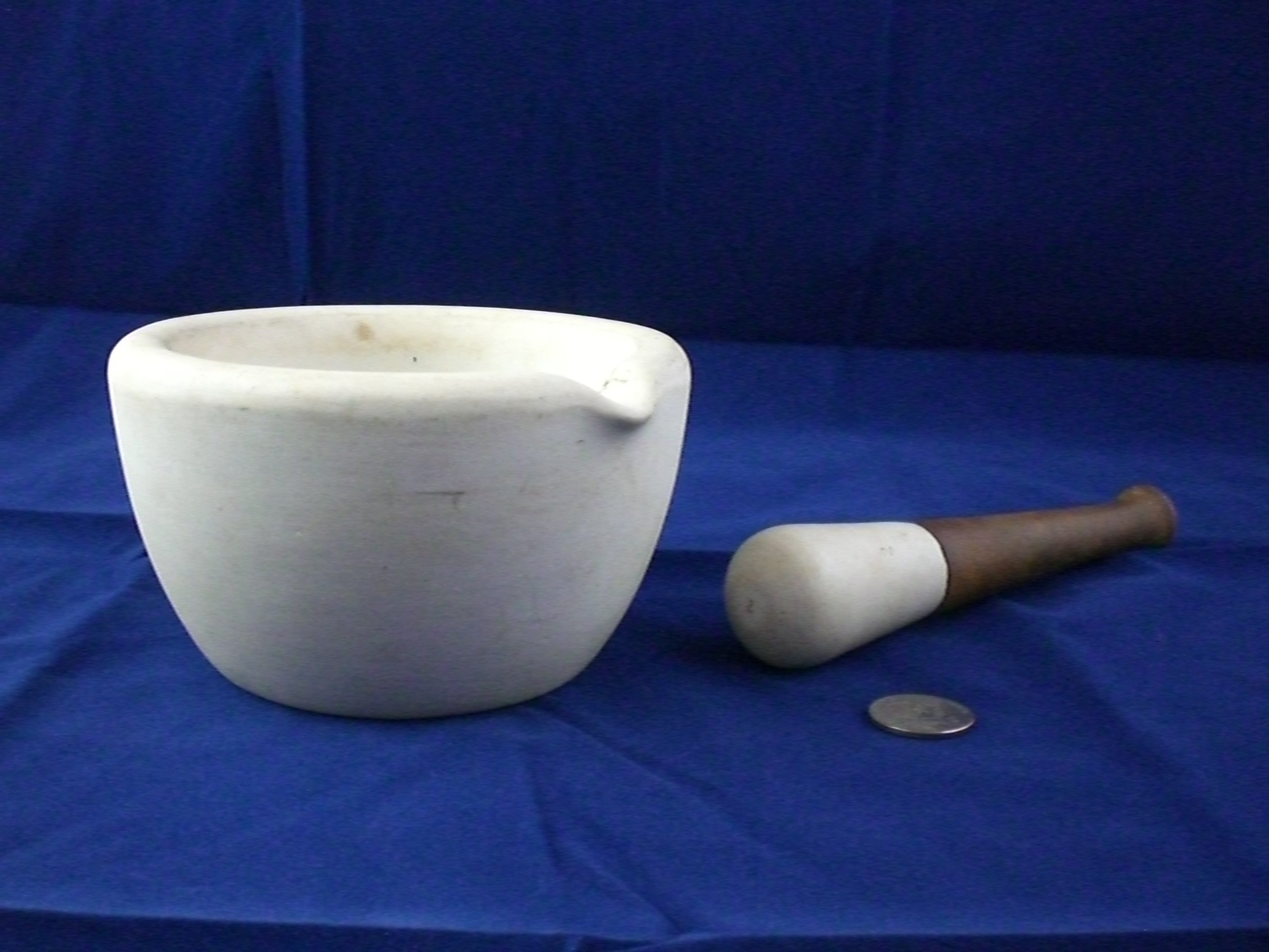 Mortar and pestle from Stabler Leadbeater apothecary
