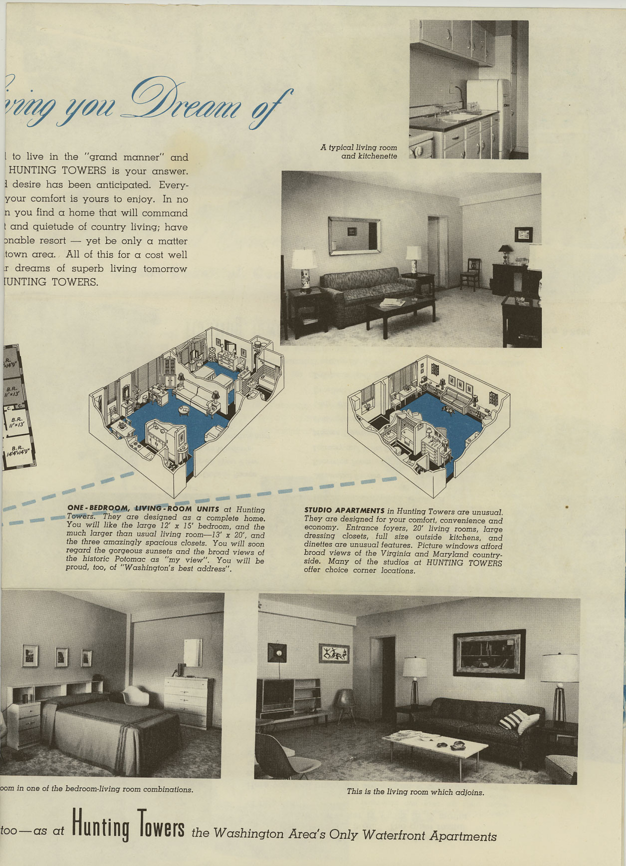 Hunting Towers, The Bridgeyard Apartments, The Dyke Resort, & Brothels